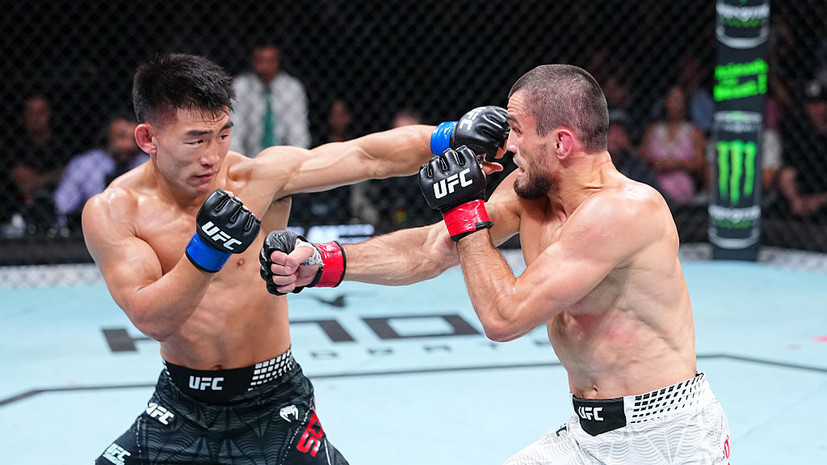 Нурмагомедов нокаутом проиграл Ядонгу в главном поединке турнира UFC в Китае