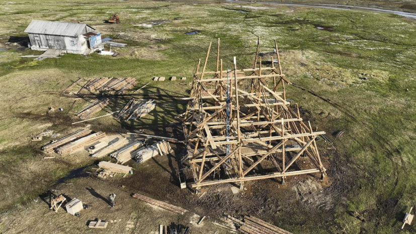 На Ямале завершили восстановление исторического маяка на острове Белом
