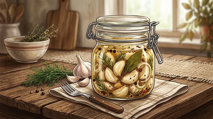 Маринование чеснока на зиму: какой сорт выбрать, как приготовить маринад и хранить заготовки
