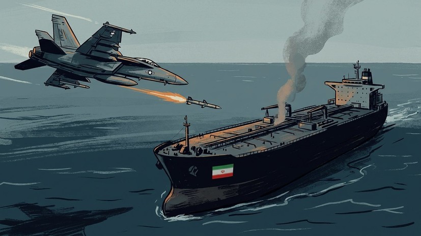 SNN: американские военные нанесли ракетный удар по танкеру Ирана у Харка