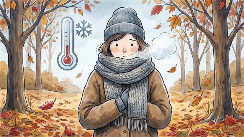 Врач Уланкина: утеплять голову и шею рекомендуется при +5 °C