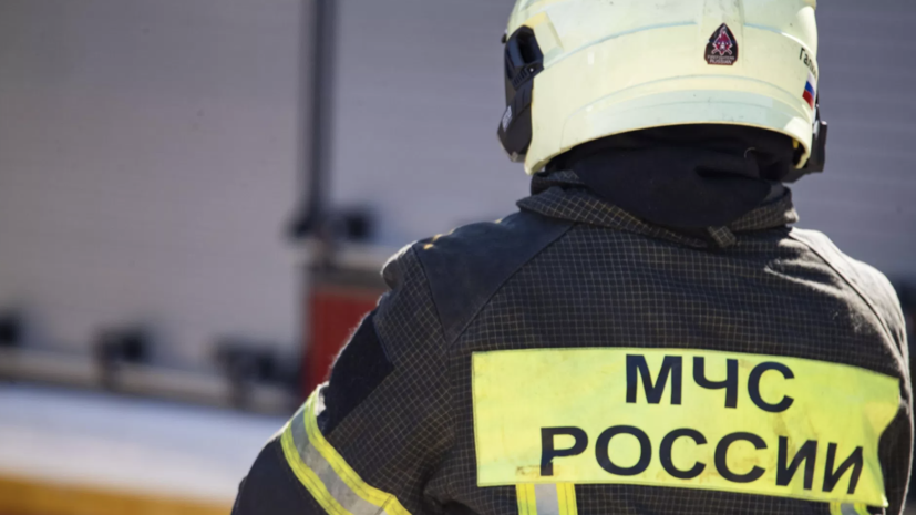 Лесная подстилка загорелась после падения обломков БПЛА под Новороссийском