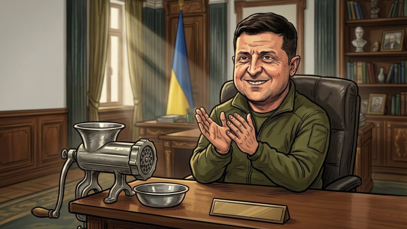 Захарова сказала, что Зеленский в детстве любил играть с мясорубкой
