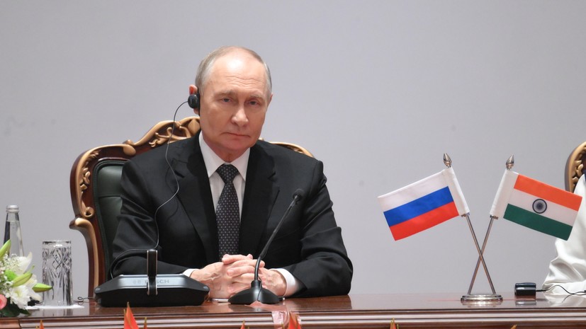 Рабочий визит Путина в Индию продлится с 11 по 13 сентября