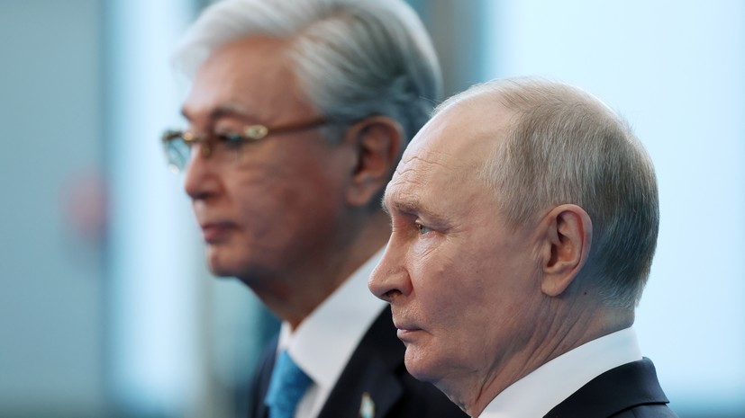 Путин и Токаев провели неформальную встречу в Нью-Дели