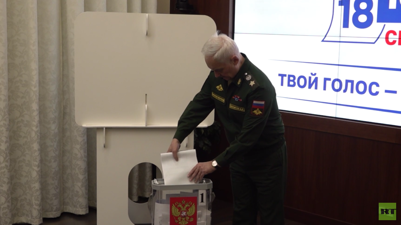 Белоусов проголосовал на выборах в Госдуму
