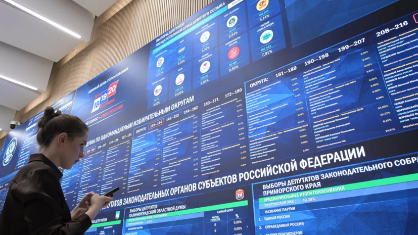 ЦИК обработала более 95% протоколов на выборах в Госдуму