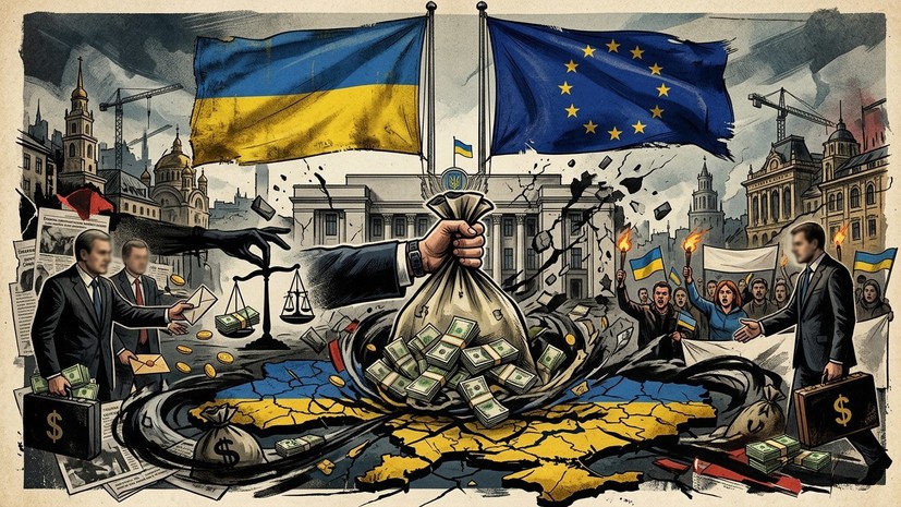 Межуев: коррупционный скандал на Украине осложняет отношения Киева с Западом
