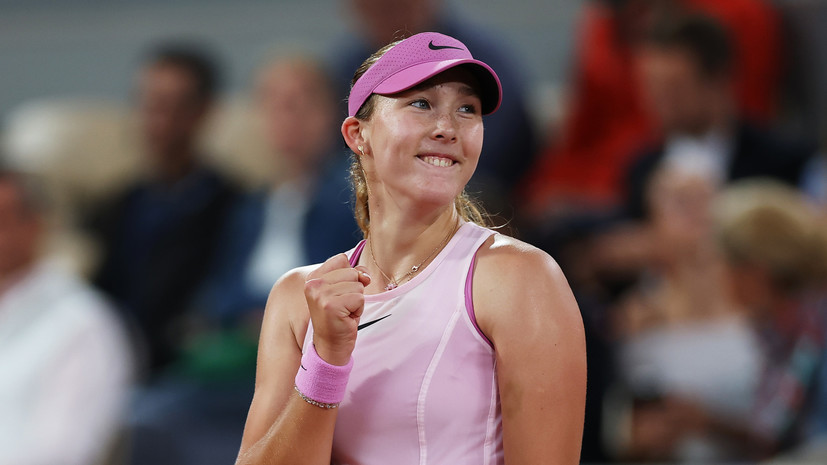 Андреева вышла в 1/4 финала турнира WTA в Сингапуре