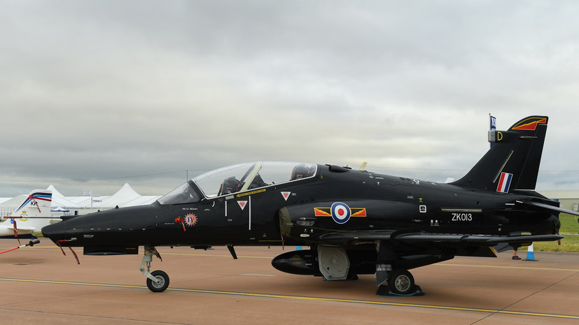 В Великобритании разбился самолёт Hawk T2 Королевских ВВС