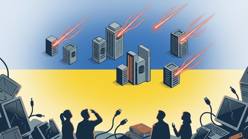 МО: удар ВС России по центрам обработки данных на Украине — «цифровой детокс»