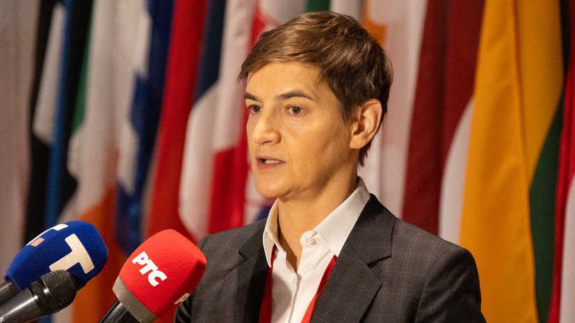 Исполняющим обязанности президента Сербии стала Ана Брнабич