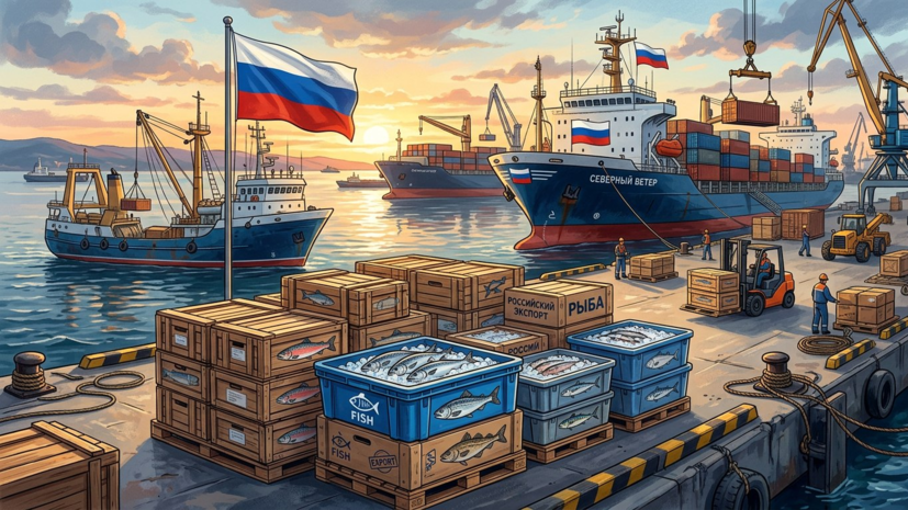 «Ведомости»: рыбный экспорт России по итогам года может вырасти до $6,4—6,5 млрд