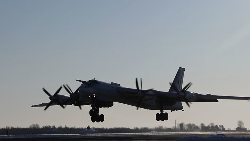 Самолёт Ту-95 упал в Амурской области при выполнении тренировочного полёта