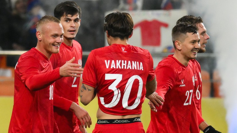Сборная России разгромила команду Намибии в товарищеском матче