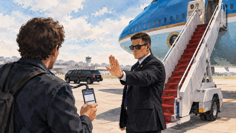Белый дом отказался допустить журналиста Politico на борт Air Force One
