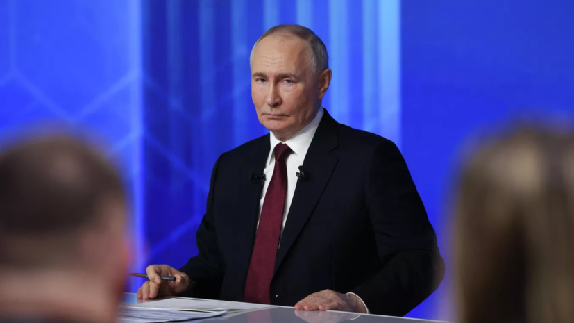 Песков: подготовка к прямой линии Путина уже началась