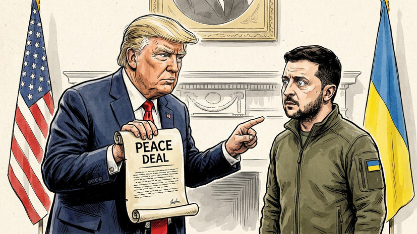 Меньше слов, больше дела: Трамп призвал Зеленского к урегулированию украинского конфликта, а не к разговорам о нём