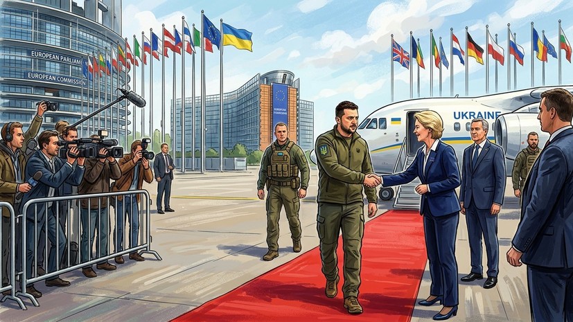 Зеленский прибыл в Брюссель