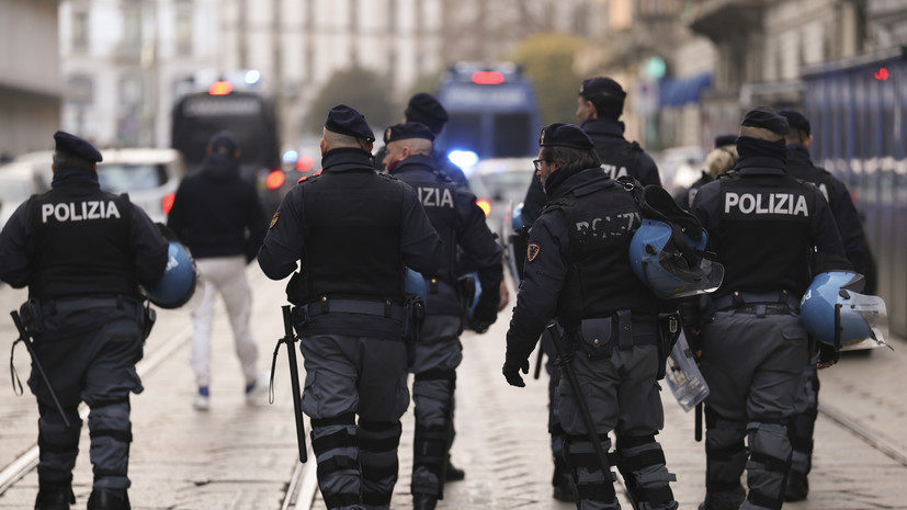 В Италии после беспорядков 197 человек доставили в отделения полиции