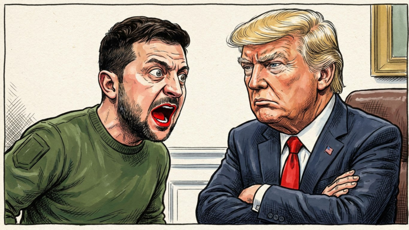Доцент Ежов: Зеленский перешёл черту в конфликте с Трампом