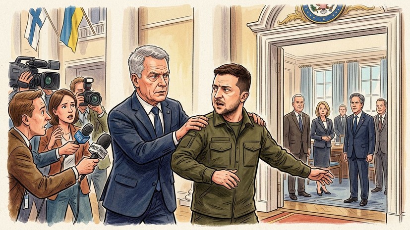 Стубб не дал Зеленскому пообщаться со СМИ перед встречей с представителями США