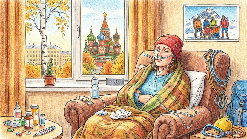 Альпинистка заболела при восхождении на Эверест и вернулась в Россию