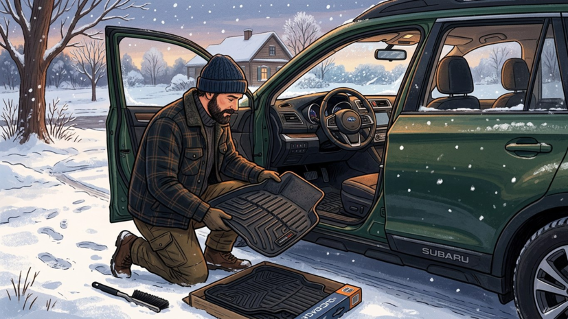 Автоэксперт Ладушкин: на зиму в салон лучше выбирать резиновые коврики