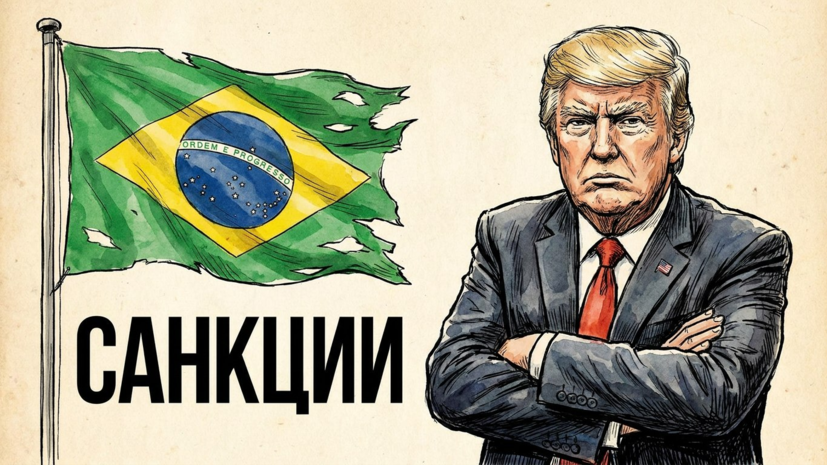 Политолог Пшеничников: Трамп может ввести новые санкции против Бразилии