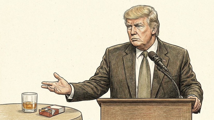 Трамп посоветовал родителям приучать детей обходиться без алкоголя и сигарет