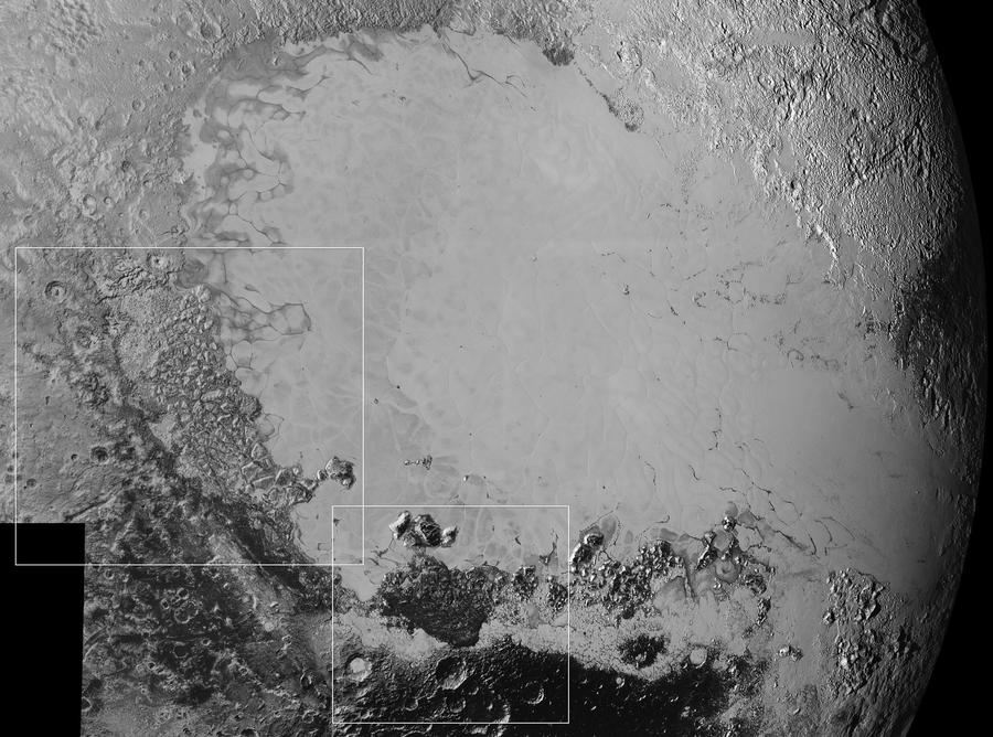 NASA опубликовало новые снимки Плутона