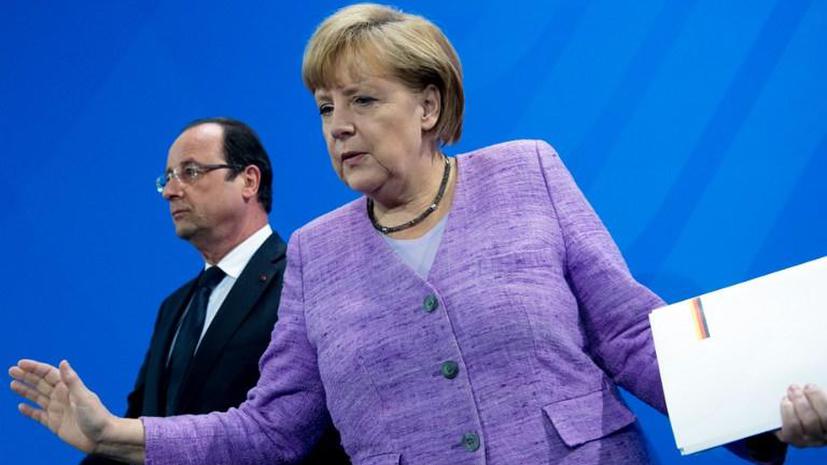 Меркель и Олланд обсудят в Брюсселе скандал вокруг американской прослушки