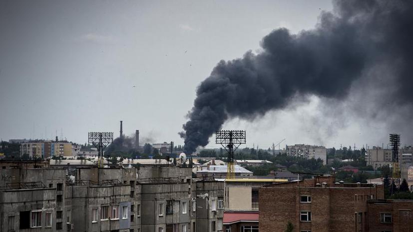 ​Пригороды Луганска подверглись ракетному обстрелу украинских силовиков