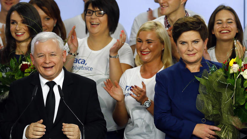 Партия «евроскептиков» Ярослава Качиньского одержала победу на выборах в Польше