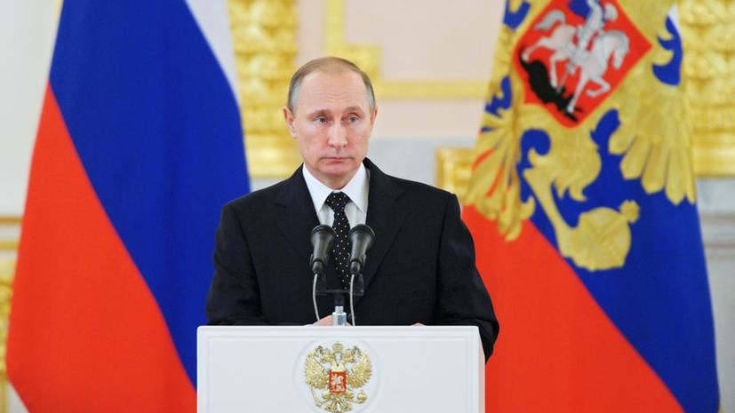 Владимир Путин поручил ввести пакет санкций против Турции