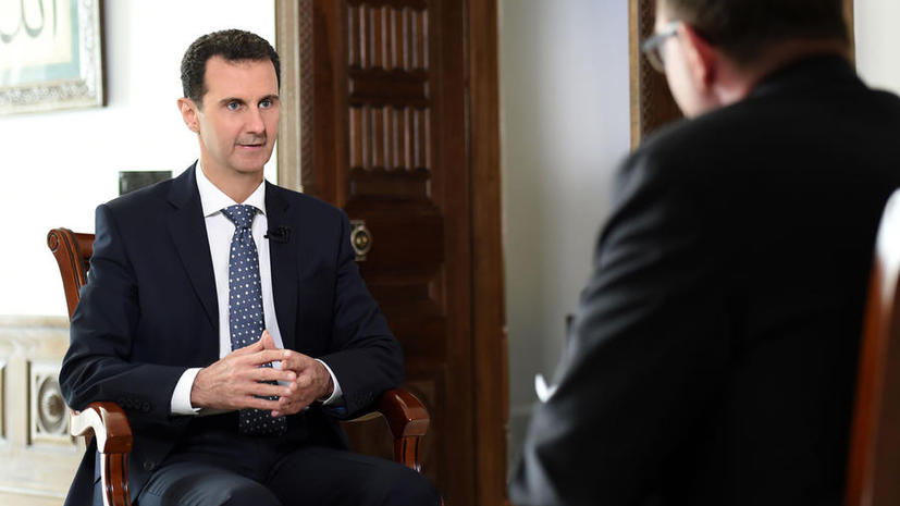 Башар Асад: Россия и Иран создали условия, чтобы сирийцы могли сами определить свою судьбу
