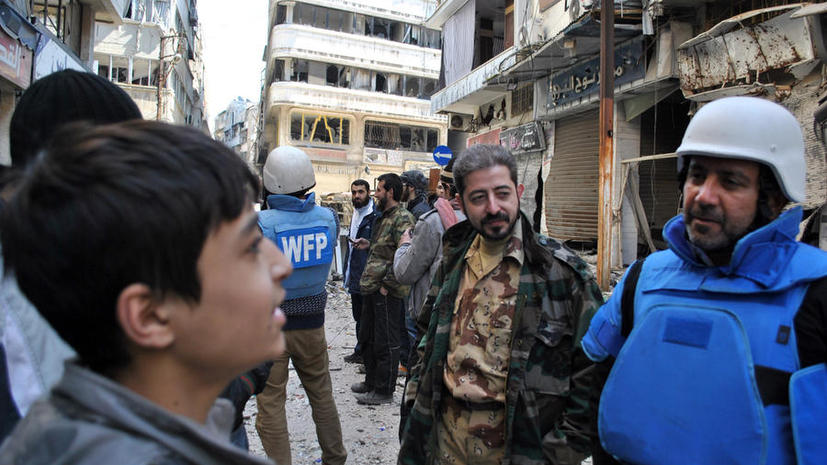 ООН: Помощь жителям Хомса будет продолжаться, несмотря на обстрел конвоя