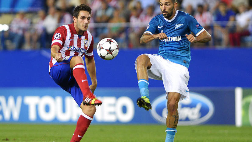 «Зенит» проиграл «Атлетико» в матче Лиги Чемпионов