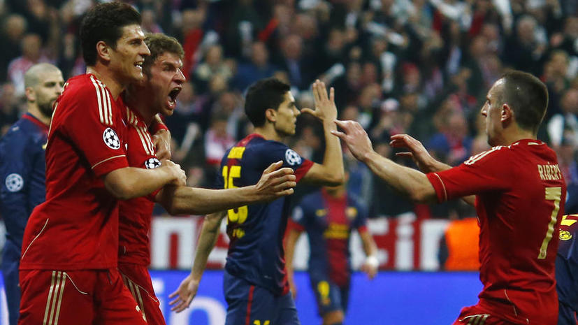 Лига чемпионов: «Бавария» разгромила «Барселону» в первом полуфинале
