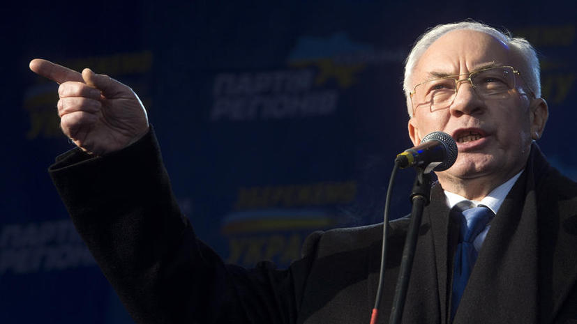 Николай Азаров: Застрелить двоих митингующих в центре Киева могли провокаторы