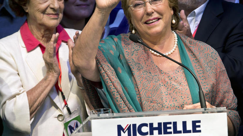 Президентом Чили во второй раз избрана Мишель Бачелет