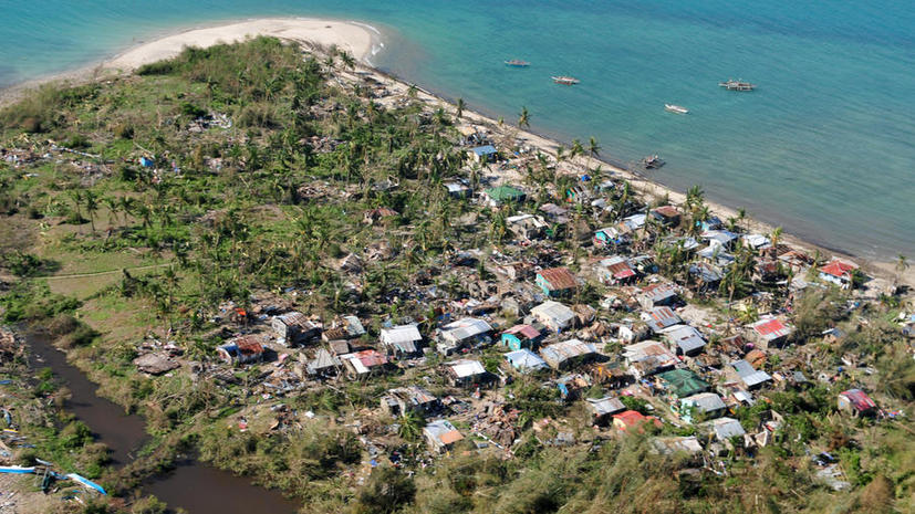 Красный Крест: в результате удара стихии на Филиппинах могли погибнуть более 1200 человек