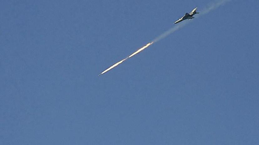 Сирийские самолеты провели первую атаку на границе с Ливаном
