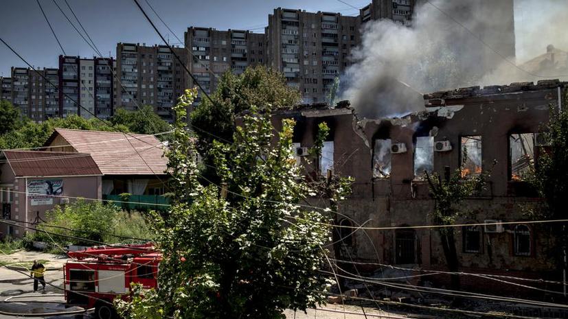 Ростовская область вновь обстреляна с территории Украины, на востоке страны продолжаются бои