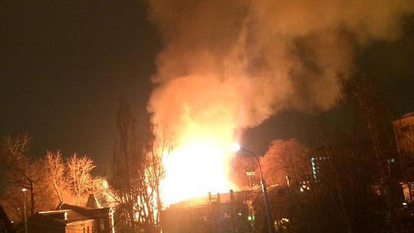 В Москве за сутки произошло четыре крупных пожара