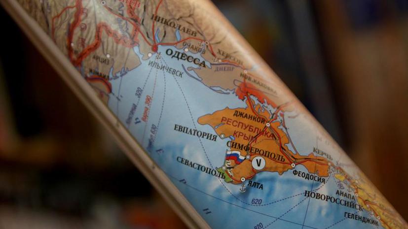 Киев пожаловался на итальянское издание, которое опубликовало карту с российским Крымом