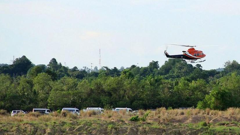 Индонезийский военный вертолёт потерпел крушение в джунглях Борнео, 13 человек погибли