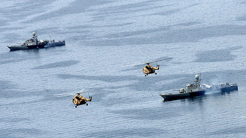 ВМС Ирана провели учения в Ормузском проливе
