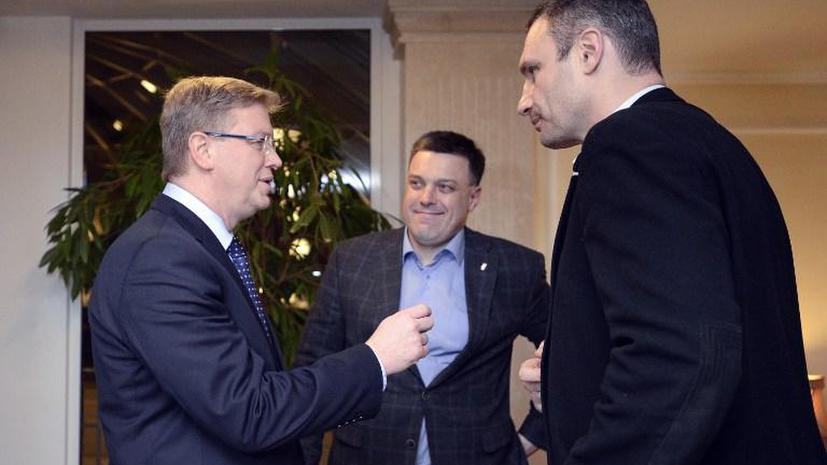 Украинская оппозиция попросила ЕС профинансировать раскол страны