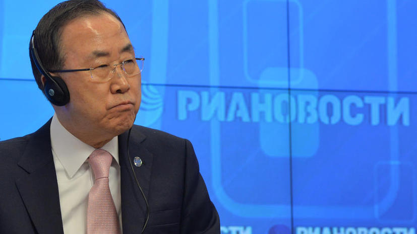 Генеральный секретарь ООН Пан Ги Мун осудил нападения на кандидатов в президенты Украины